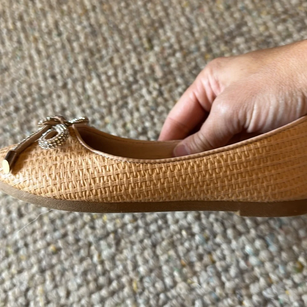 Ballet Flats with Bow Accent 12T
